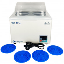 Водяная баня Stegler WB-4 Pro (15 л, Tкомн.+5...100 °С, 4 места)