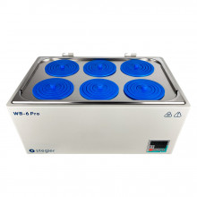 Водяная баня Stegler WB-6 Pro (23 л, Tкомн.+5...100 °С, 6 мест)