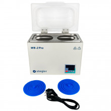 Водяная баня Stegler WB-2 Pro (7 л, Tкомн.+5...100 °С, 2 места)