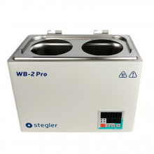 Водяная баня Stegler WB-2 Pro (7 л, Tкомн.+5...100 °С, 2 места)