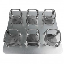 Платформа Stegler TS-FC-B с держателями колб 6×250 мл для шейкера POS-12