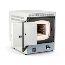 Лабораторная муфельная печь для озоления SNOL 6,7/1300 LSC 21 (до 1300 °C, 6,7 л, камера термоволокно, дверь открывается вбок, программируемый терморегу