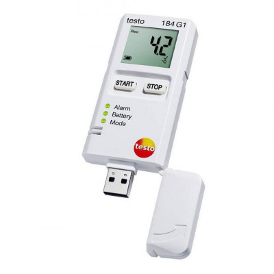 USB-логгер данных температуры, влажности и вибрации Testo 184 G1 USB-логгер данных температуры, влажности и вибрации Testo 184 G1