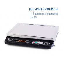 Весы настольные Масса-К МК-32.2-A21 (UI) (15 / 32 кг, 5 / 10 г, внешняя калибровка)